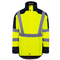 VESTE  SEULE  KITA/HERA JAUNE/MARINE IMPER RESPIRANT HV REF.EPICO