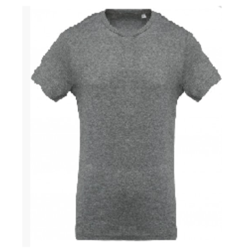 T-SHIRT HOMME MC COL ROND  COTON BIO 155GR REF K371