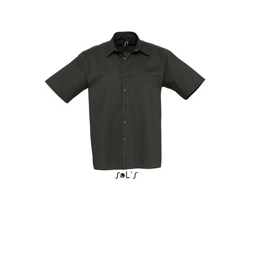CHEMISE POPELINE HOMME  MC 100% COTON REF K543