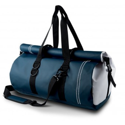 SAC DE SPORT 71 LITRES MARINE/BLANC REF.KI0625