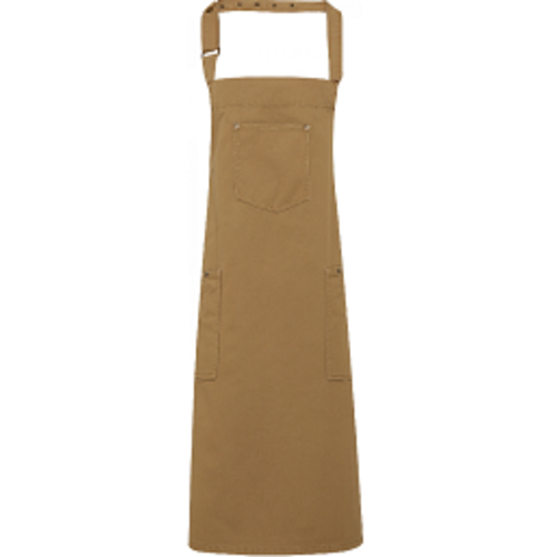 TABLIER A BAVETTE CHINO 100% COTON REF.PR132