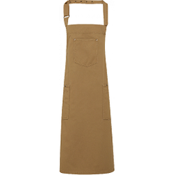 TABLIER A BAVETTE CHINO 100% COTON REF.PR132