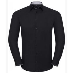 CHEMISE ULTIMATE STRETCH NOIR/OXFORD GREY/CONVOY GREY  ML REF.RU966M