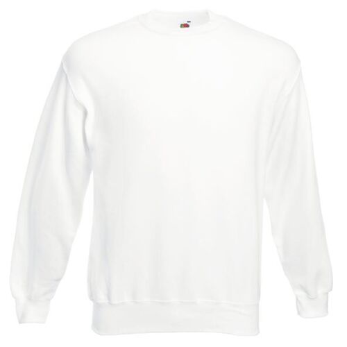 SWEAT FOL CP 70/30 Manches Mont&eacute;es BLANC R&eacute;f.SC163