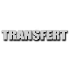 TRANSFERT DIRECTE DOS AUTOBLOQUANT LOGO (lettres d&eacute;coup&eacute;es blanches )