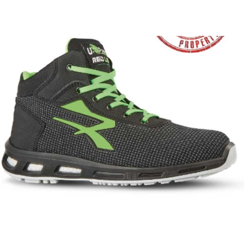 CHAUSS.SECU.HAUTE HARD NOIR/VERT S3 SRC REF.RL10356