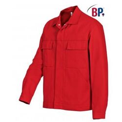 BLOUSON DE TRAVAIL BP BASIC COTON ROUGE R&eacute;f.1485