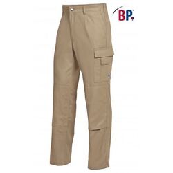 PANTALON MULTIPOCHES BP BASIC COTON BEIGE R&eacute;f.1486