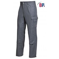 PANTALON MULTIPOCHES BP BASIC COTON GRIS FONCE R&eacute;f.1486
