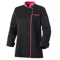 VESTE FEMME EXPRESSION  ML PC NOIR/ROSE FUSHIA