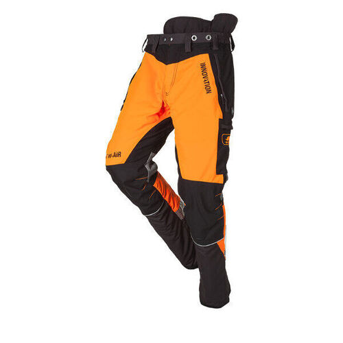 PANTALON ANTI-COUPURE GRIS/ORANGE CLASSE 1 REF.1SBW