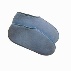 CHAUSSON BOTTE HTE QUALITE COTON BLEU LA PAIRE R&eacute;f.8 157