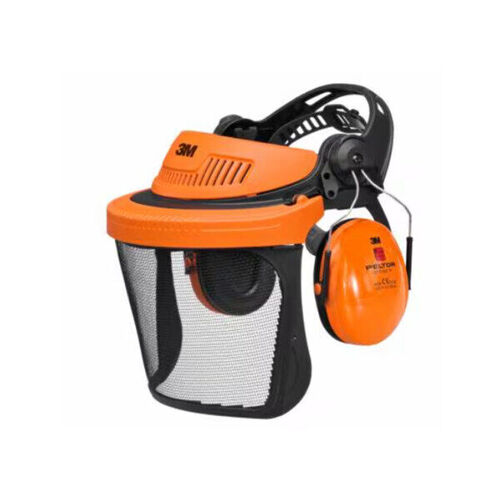 CASQUE COMBINAISON FORESTIERE AVEC COIFFE 3M REF G500V5CH510-OR