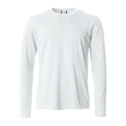 T SHIRT ML 100% COTON PEIGNE COL ROND REF.029033