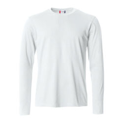 T SHIRT ML 100% COTON PEIGNE COL ROND REF.029033