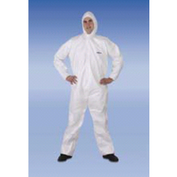 COMBINAISON ULTIMA A CAPUCHE EN POLYPROPYLENE BLANC TYPE 4/5/6 REF CM4X