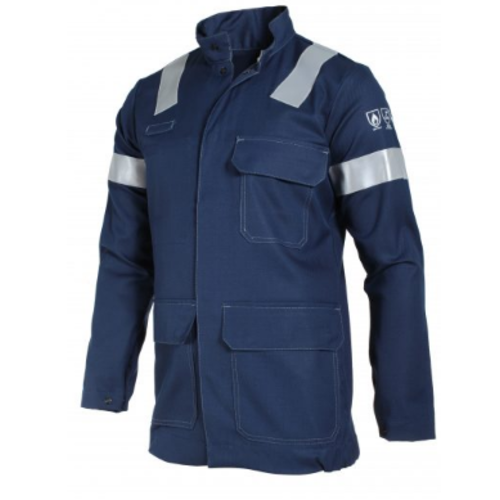 VESTE TECHPROTECT MARINE AVEC BANDES MULTIRISQUES REF.TECHVE88BR