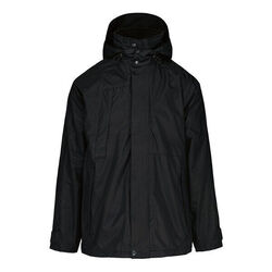 PARKA KARIBAN 3EN1 DOUBLE POLAIRE UNIE NOIR R&eacute;f.K657