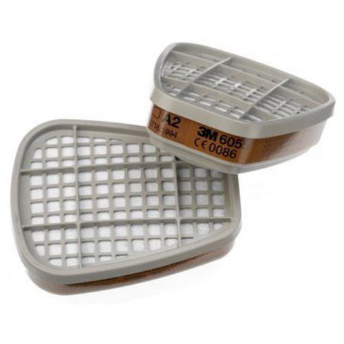 FILTRE ANTIGAZ A2 Antipoussi&egrave;res/ Vapeurs Organiques 3M B/8 R&eacute;f.6055