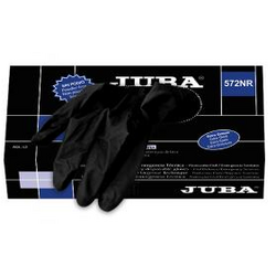 GANT JETABLE NITRILE NOIR  NON  POUDRE BTE DE 50 UNITES REF 572NR