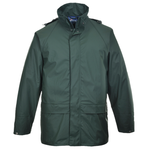 VESTE DE PLUIE VERT SEALTEX POLYESTRE ENDUIT PVC REF S450