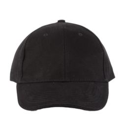 CASQUETTE KARIBAN ORLANDO NOIR/NOIR COTON BROSSE R&eacute;f : KP011