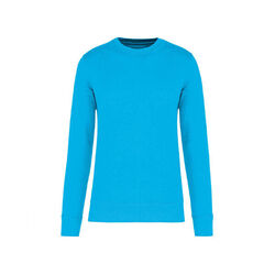 SWEAT COL ROND HOMME 85%COTON BIO 15% POLYESTER RECYCLE REF.K4025