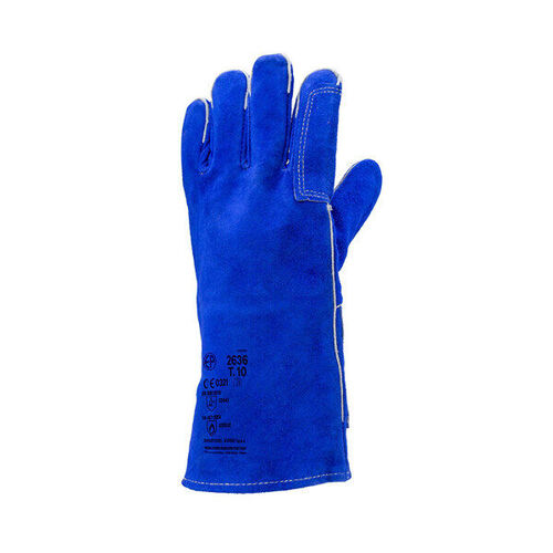GANT SOUDEUR KEVLAR CROUTE DE VACHETTE PROTECTION JUSQU'A 500�
