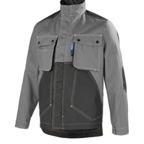 BLOUSON CRAFT WORKER CP 65/35 280GR GRIS CONVOY/NOIR  REF 92509883325