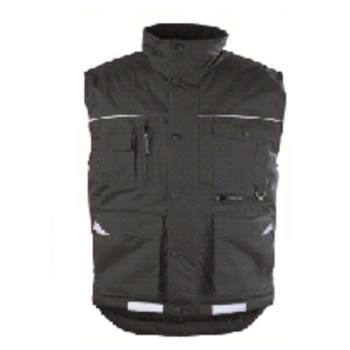 GILET RIPSTOP IMPER MULTIPOCHES ETANCHE NOIR /NOIR Doubl&eacute; Polaire