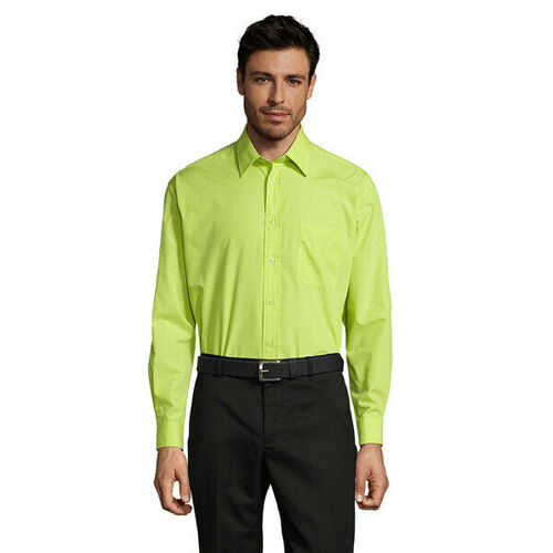 CHEMISE BALTIMORE  HOMME POPELINE ML  REF 16040