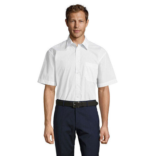 CHEMISE BRISTOL  HOMME POPELINE MC  REF 16050