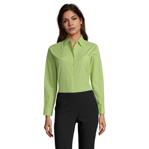 CHEMISE EXECUTIVE FEMME  POPELINE ML  REF 16060