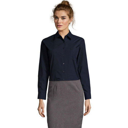 CHEMISE EXECUTIVE FEMME  POPELINE ML  REF 16060