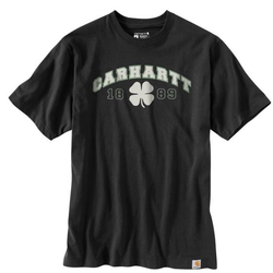 T SHIRT MC LOGO SHAMROCK NOIR 100% COTON EDITION LIMITEE ST PATRICK REF.105706