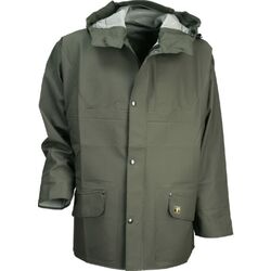 VESTE DE PLUIE ISODER A CAPUCHE MAGIC  GLENTEX VERT