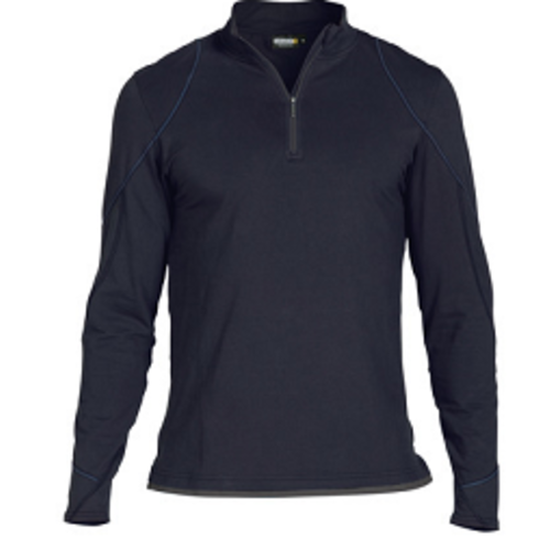 T.SHIRT ML SONIC MARINE/GRIS COTON/ELASTHANE 220 GR