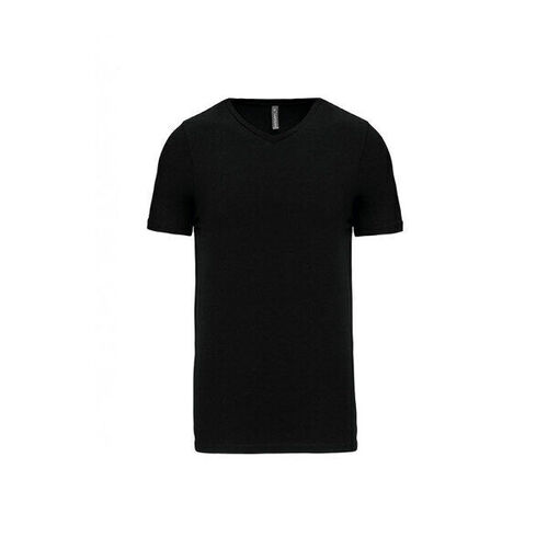 T SHIRT COL V MC COTON/ELASTHANE HOMME 160GR REF.K3014