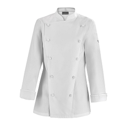 VESTE FEMME PLATINE BLANCHE ML 100% COTON REF.2PLTF