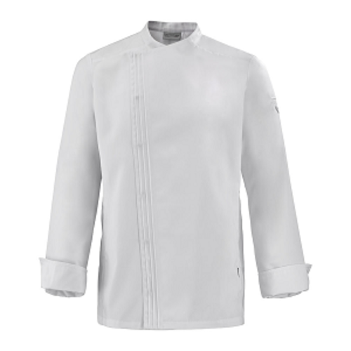 VESTE HOMME TITANE ML BLANCHE 50% LYOCELL 50% POLYESTER REF.2TTNH