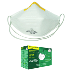 MASQUES JETABLES PLIABLE FFP1 NR D SL (Bo&icirc;te de 20) R&eacute;f : 23100