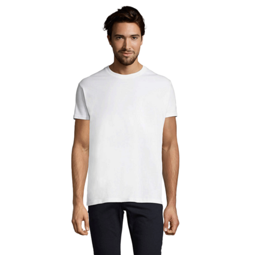 T SHIRT 190 COTON BLANC LOGO CG 17  NOIR