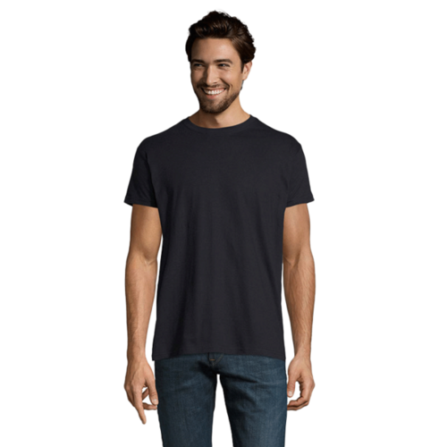 T SHIRT 190 COTON MARINE LOGO CG 17  BLANC