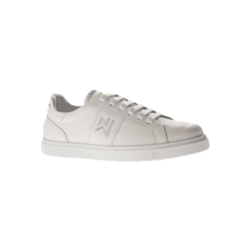 BASKET DE TRAVAIL NON SECU MAEL BLANC EN CUIR