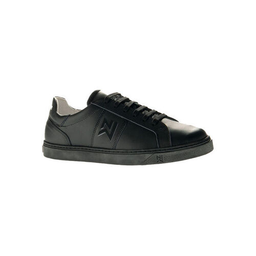 BASKET DE TRAVAIL NON SECU MAEL NOIR EN CUIR
