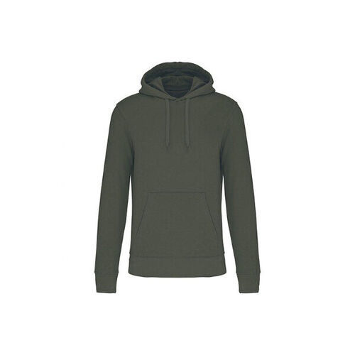 SWEAT A CAPUCHE HOMME 85%COTON BIO 15% POLYESTER RECYCLE REF.K4027