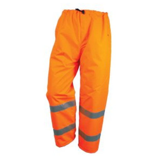 PANTALON DE PLUIE HV ORANGE FLUO MAEVA R&eacute;f : 222P