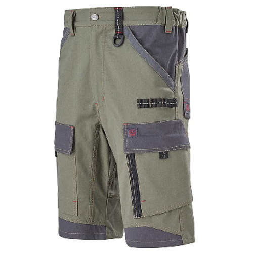 BERMUDA WORK ATTITUDE 250GR RULER CP KAKI/GRIS R&eacute;f.1ATBUP