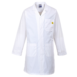 BLOUSE ANTISTATIQUE BLANCHE ML ESD REF.AS10