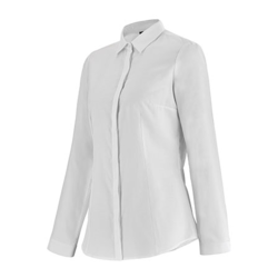 CHEMISE FEMME MONTSOURIS BLANCHE POLY/COTON REF.9MNS 8